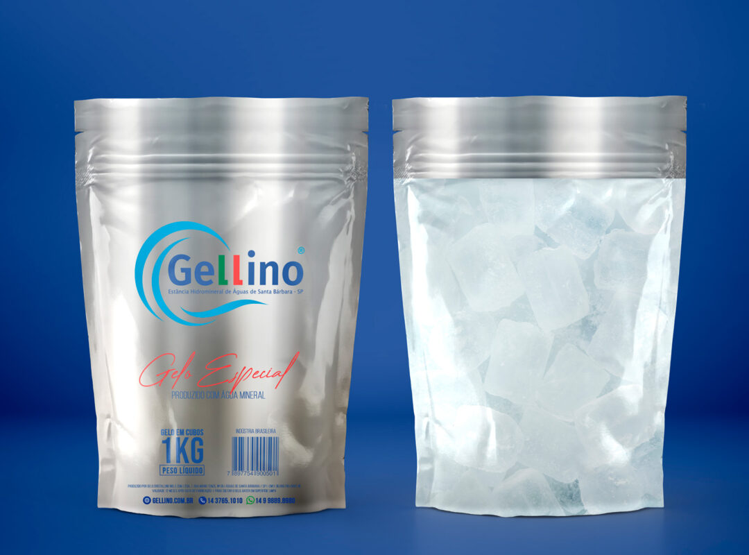 Gelo Gellino – Design de Embalagem