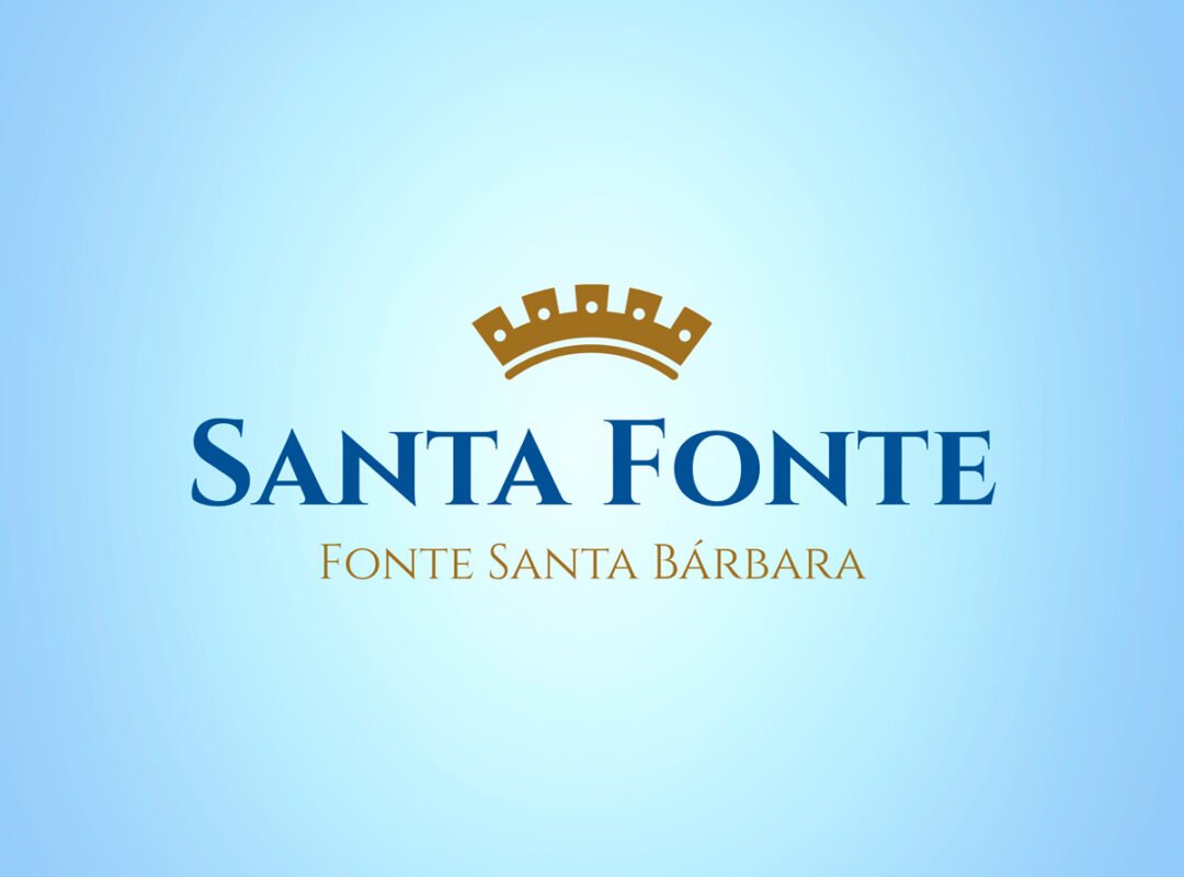 identidade visual Santa Fonte - Logo Horizontal